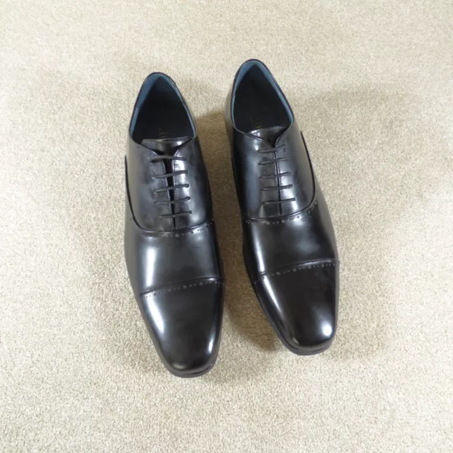 Jones Bootmaker Kasbah Smart Formal Shoes Black Leather Mens Size UK 11 EU 45