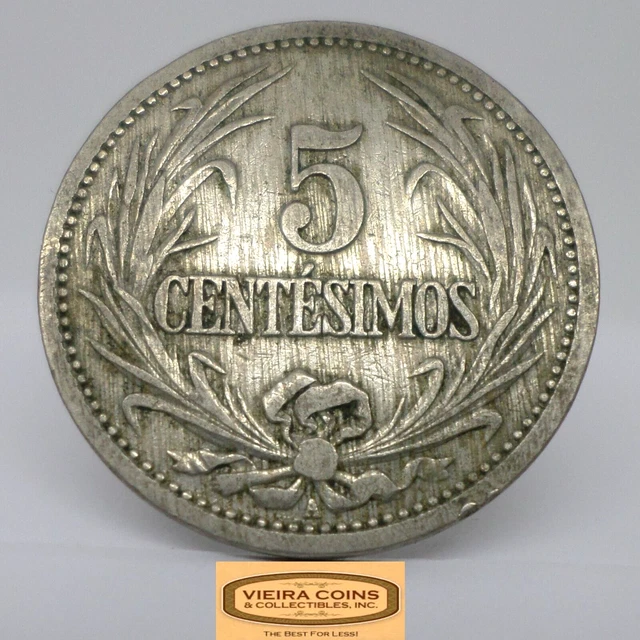 1901-A Uruguay 5 Centesimos - #C29209NQ