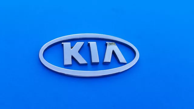 00 01 02 03 04 05 Kia Rio Rear Lid Trunk Chrome Emblem Logo Badge Symbol Oem A19
