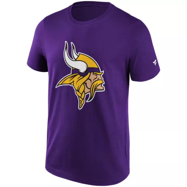 NFL T-Shirt Minnesota Vikings Graphic Primary Logo Football Shirt purple