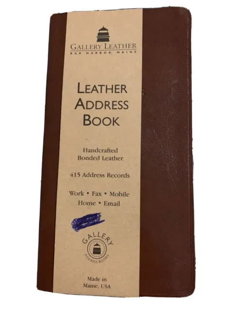 Gallery Leather Pocket Address Book