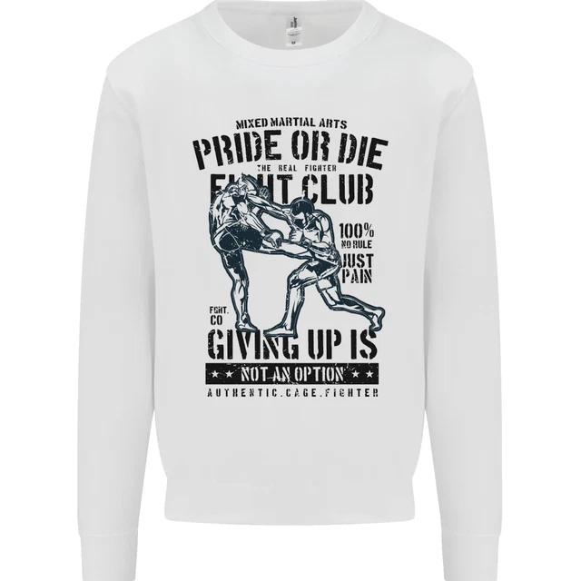 Pride Mma Muay Tailandese Misto Arti Marziali Bambini Felpa Maglioncino