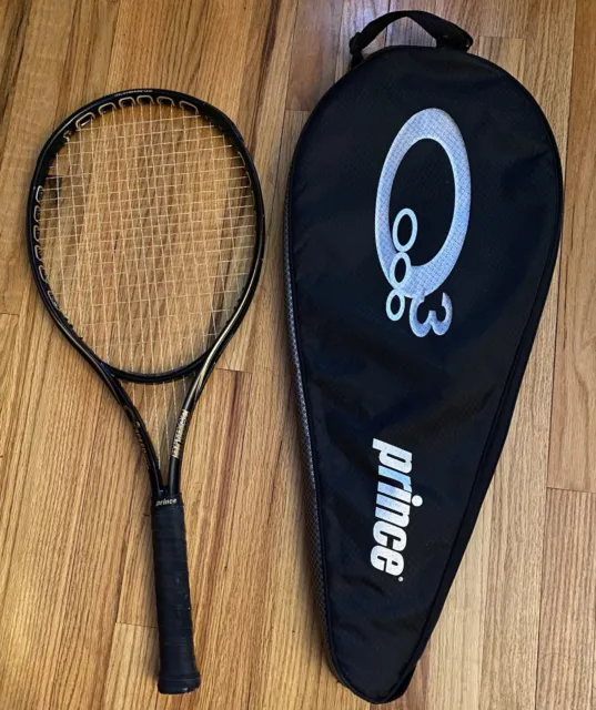 Prince O3 SpeedPort Gold Oversize 115 Head Tennis Racquet With Case Grip 4 3/8