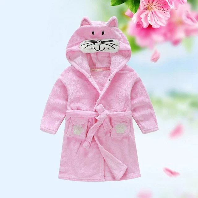 Cartoni animati con cappuccio accappatoio bambini peluche onesia