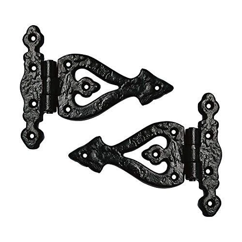 Hinge Set - 2 Piece Gate Hinges for Wooden Fences Heavy Duty - Barn ...