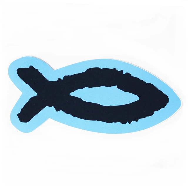 BORN AGAIN CHRISTIAN Fish Symbol Vinyl Sticker £0.99 - PicClick UK