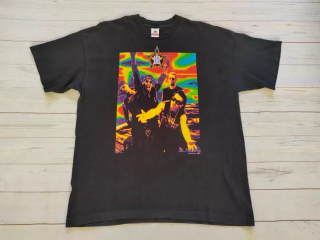 Men's Vintage 90s U2 Zooropa Tour Double Sided Single Stitch Band T-shirt XL