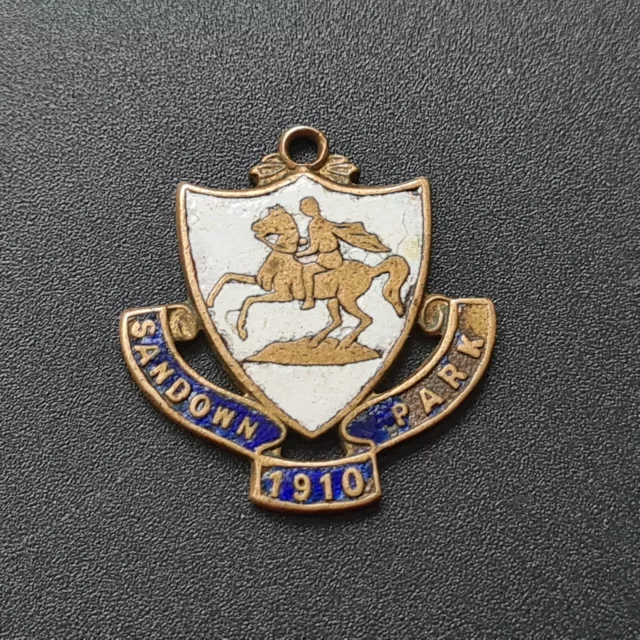 Vintage Horse Annual Members Badge Sandown Park 1910  J.R.Gaunt London