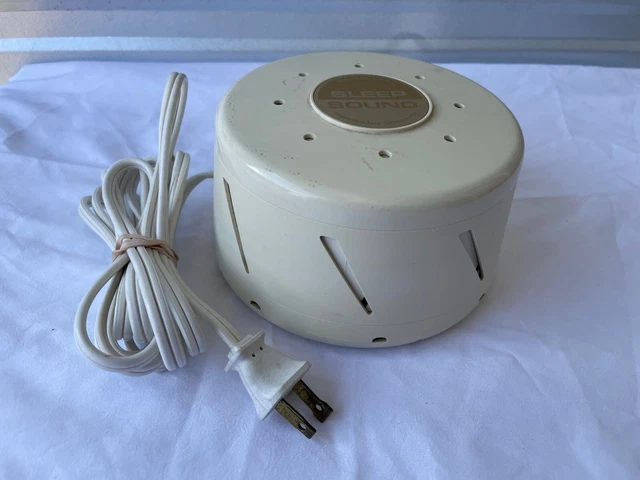 Original De Colección Hammacher Schlemmer Generador de Sonido para Dormir 980A Máquina de Ruido Blanco