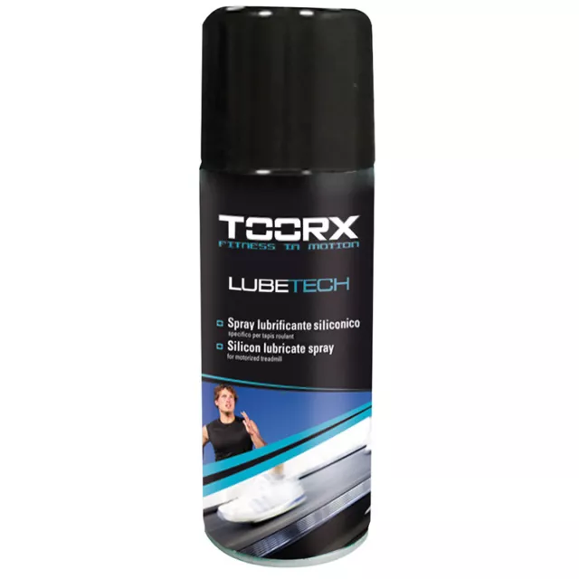 TOORX Lubrificante Siliconico 200ml per Nastri Tapis Roulant Olio Spray Lubetech