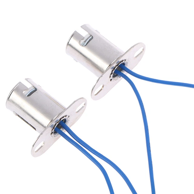 2pcs/lot 1157 BA15D LED Light Bulb Socket LED Bulb Holder Cable Wire Adap JV Jf