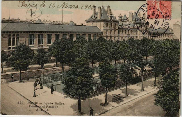 CPA PARIS 15e Lycée Buffon Boulevard Pasteur (65736)