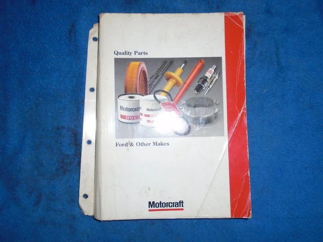FORD MOTORCRAFT 1960S to 80s Parts Catalogue, Classic Car Parts ...
