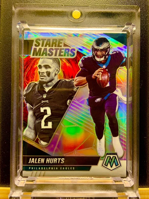 JALEN HURTS 🏈EAGLES💥MVP💥SP💥RAINBOW🔥REFRACTOR🔥PRIZM🔥🔥STARE Masters🔥Mint