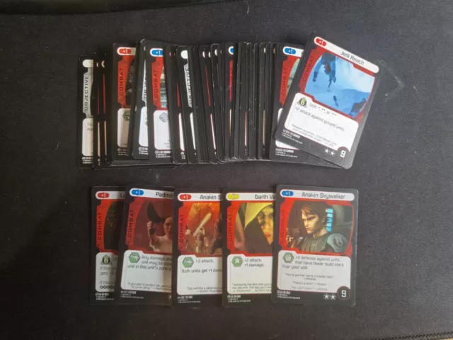 Star Wars Pocket Model TCG Card Bundle Including Holos And Rares