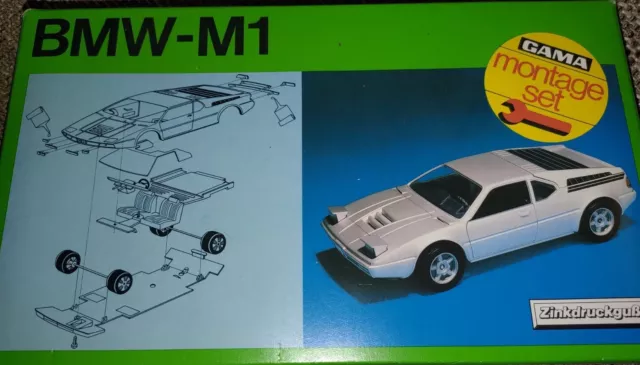 GAMA BMW M1 Montageset Neu in OVP