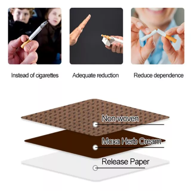 Anti Smoke Patches Natural Herbal Nicotine Patch 50 PCS 10 Bags Stop Smoking WS 3