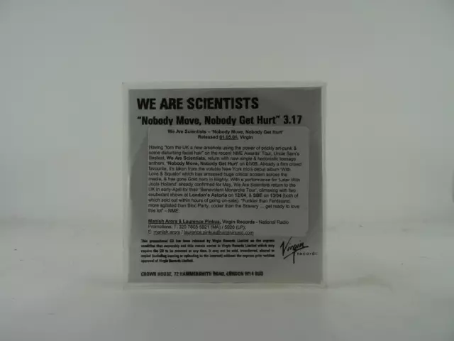 We Are Scientists Nobody Move Nobody Get Hurt (B51) Free Uk Postage