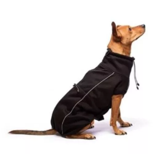 *REDUCED* Olympia Soft Shell Dog Coat Black - FREE SHIPPING