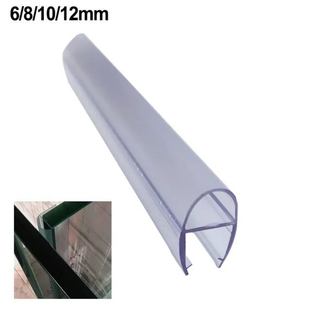 D Type Shower Seal Waterproof 1 Pc 1m Length 6/8/10/12mm Easy Installation