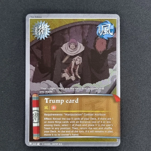 NARUTO CCG BANDAI card - J-642 - Rare - 1st Edition - Foil MP-LP $7.00 -  PicClick AU