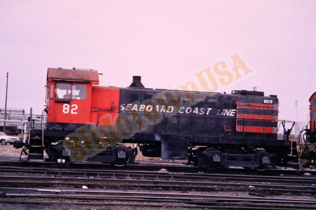 Vtg 1971 Train Slide 82 SCL Seaboard Coast Line Railroad X3M135