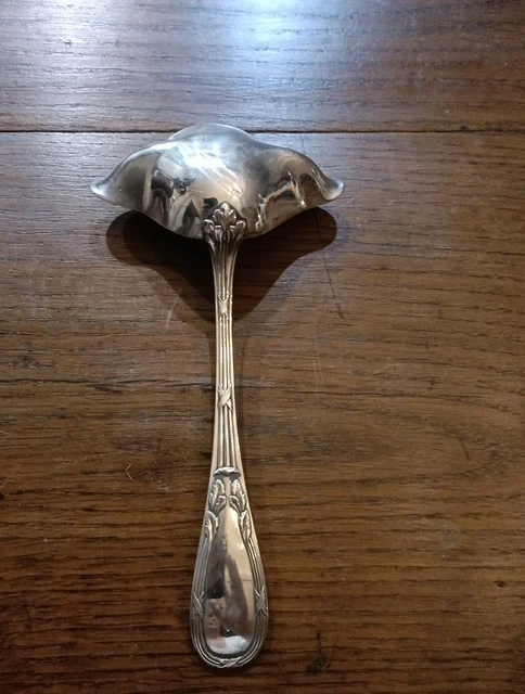 Cuillère à Sauce Gras/Maigre Cailar Et Bayard Métal Argenté Poinçon