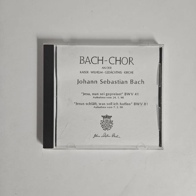 BACH-CHOR KAISER-WILHELM-GEDÄCHTNIS-KIRCHE - Bach Cantates CD EUR 3,95