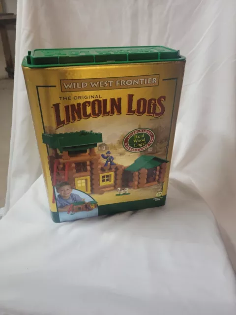 The Original Lincoln Logs Wild West Frontier set log Hasbro 00946 Complete READ