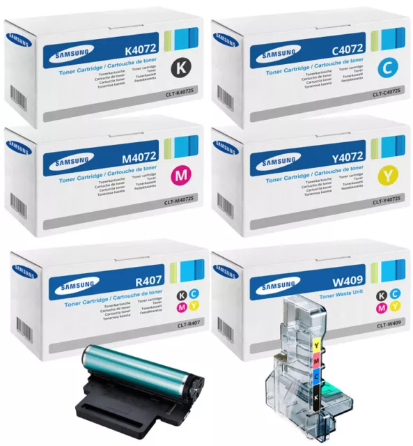 Original Samsung Toner CLT-P4072 CLP 320 CLP 325 CLX 3180 CLX 3185 CLT-R407 W409