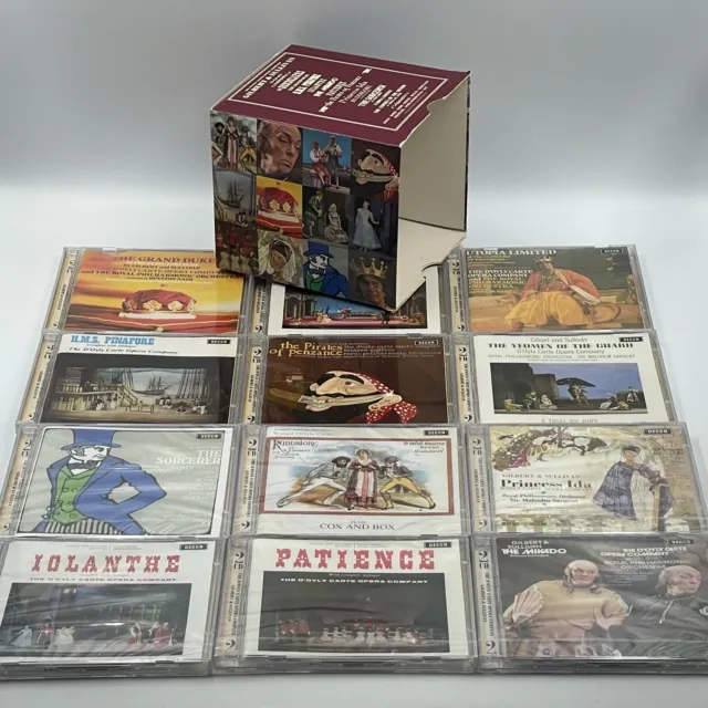 Complete Gilbert & Sullivan CD Box Set • 24 Discs D'Oyly Carte Opera 2003 Decca