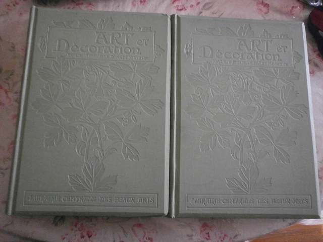 Art et Décoration 1901 Expo universelle 1900 Steichen Poignée de canne 2 vols