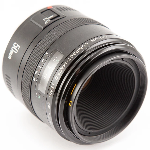 Canon EF Compact-Macro 50mm f2.5 USM objectif / autofocus lens + EF25 1:1 tube