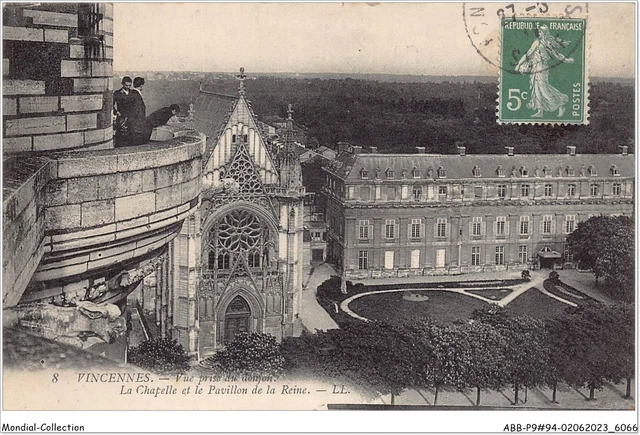 ABBP9-94-0801 - VINCENNES - vue prise du donjon - la chapelle et le pavillo