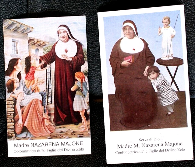 2 SANTINI MADRE NAZARENA MAJONE suora fondatrice del Divino Zelo