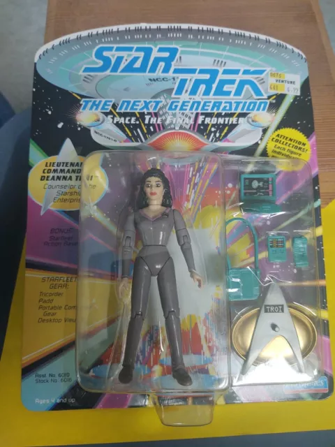 Star Trek Next Generation Counselor Deanna Troi  Action Figure Playmates 1993