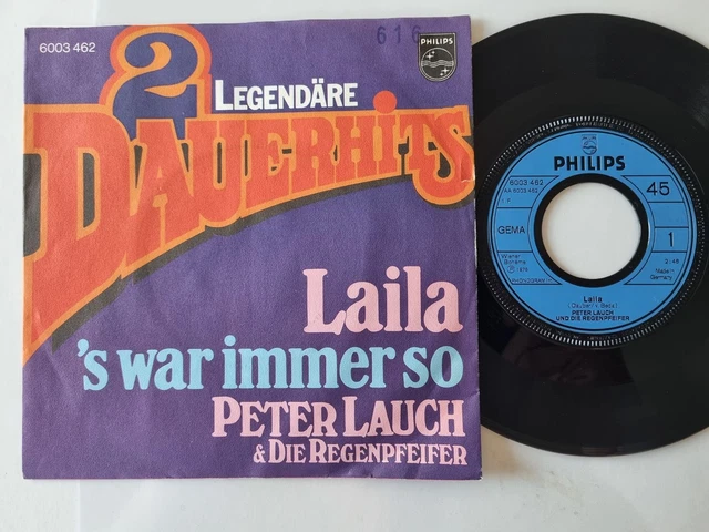 PETER LAUCH UND die Regenpfeifer - Laila/ &amp;#39;s war immer so 7&amp;#39;&amp;#39; Vinyl ...