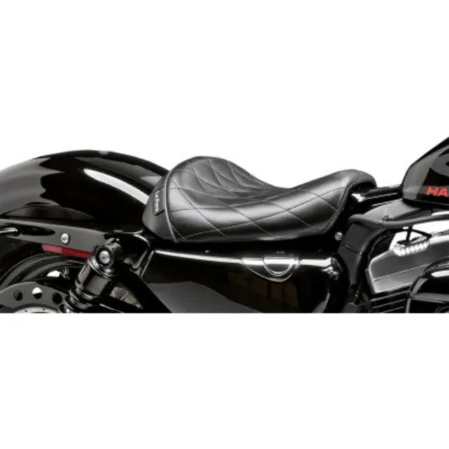 Le Pera Bare Bones Diamond Solo Seat Harley 10+ Sportster XL 1200 XLX XLV 48 72
