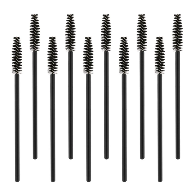 100 piezas Varita de Pestañas Extensión Cepillo Limpieza Herramientas de Belleza Viaje