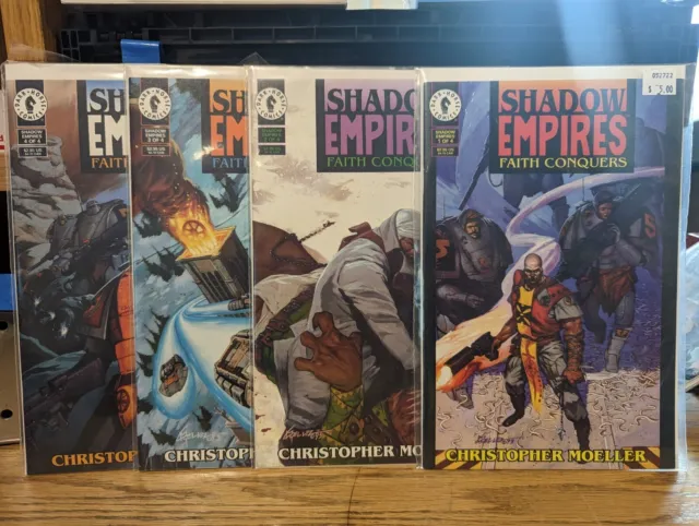 Shadow Empires: Faith Conquerers 1-4 Complete set Dark Horse Comics VF