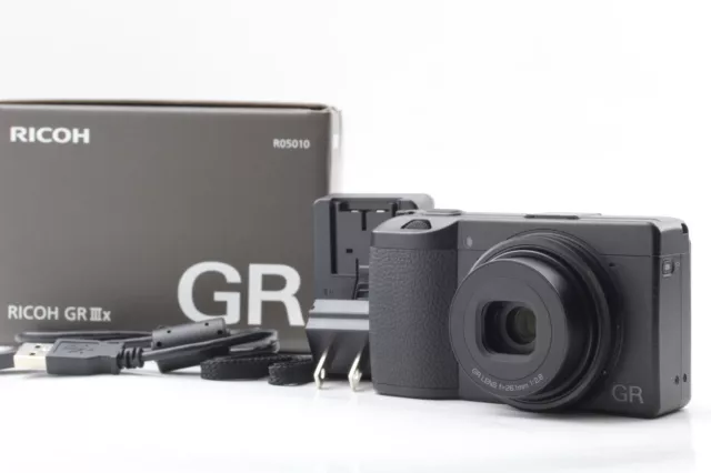 SH:488 [Mint in Box] Ricoh GR IIIx 24.2MP Digital Compact APS-C Camera Japan