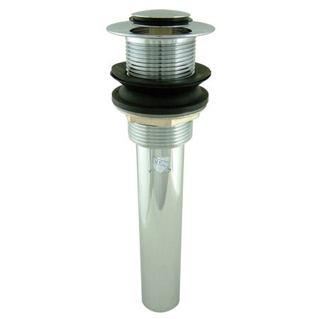 KINGSTON BRASS EV8001 Brass, Bathroom Sink Drain, Push Pop-Up Drain without