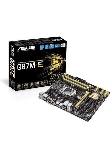 N 100 Intel ASUS Q87M-E/CSM LGA 1150 Micro ATX Intel Motherboard
