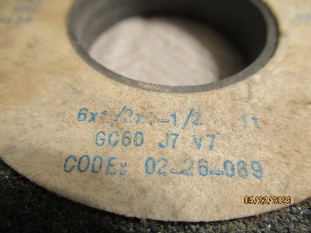 Surface grinder wheel 6" Diameter, 1/2" thick 1 1/2" ID Never used