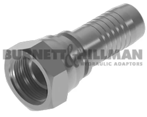 Burnett & Hillman BSP Swivel Female x Hose-Tail Straight Hydraulic Fitting