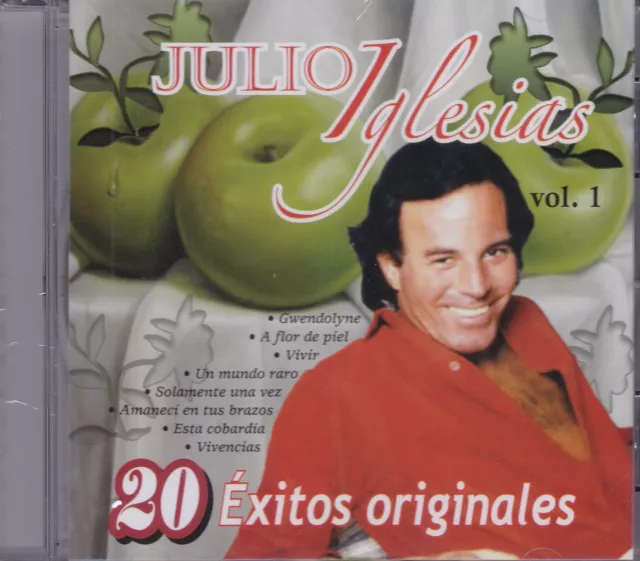 Julio Iglesias Vol 1 CD 20 Exitos Originales CD New Sealed Nuevo