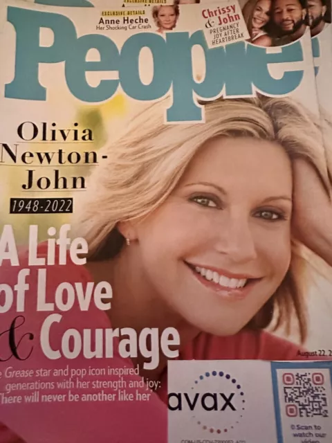 People Magazine  - August 22, 2022 - Olivia Newton-John -A Life & Love & Courage