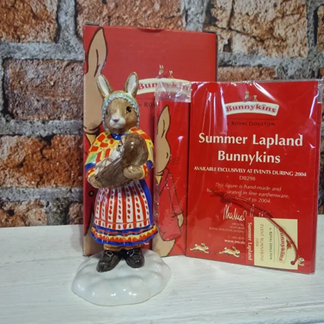Royal Doulton Bunnykins Figurine | Summer Lapland | DB298 | 2004 | Signed