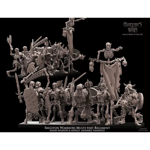 Avatars Of War-Kit Esqueletos Humano
