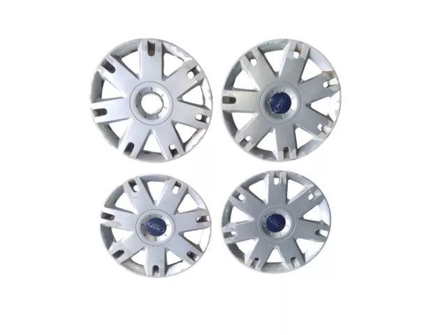 4x Ford Focus II Fusion Radkappen Radzierblenden Felgendeckel 15" 2N111130CB